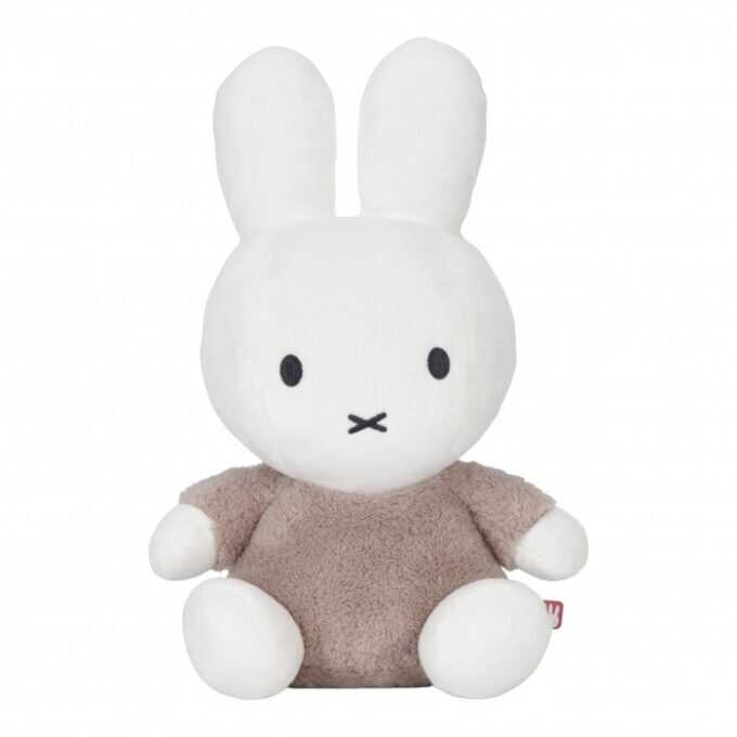 Miffy Fluffy Λούτρινο 35cm Μόκα-1