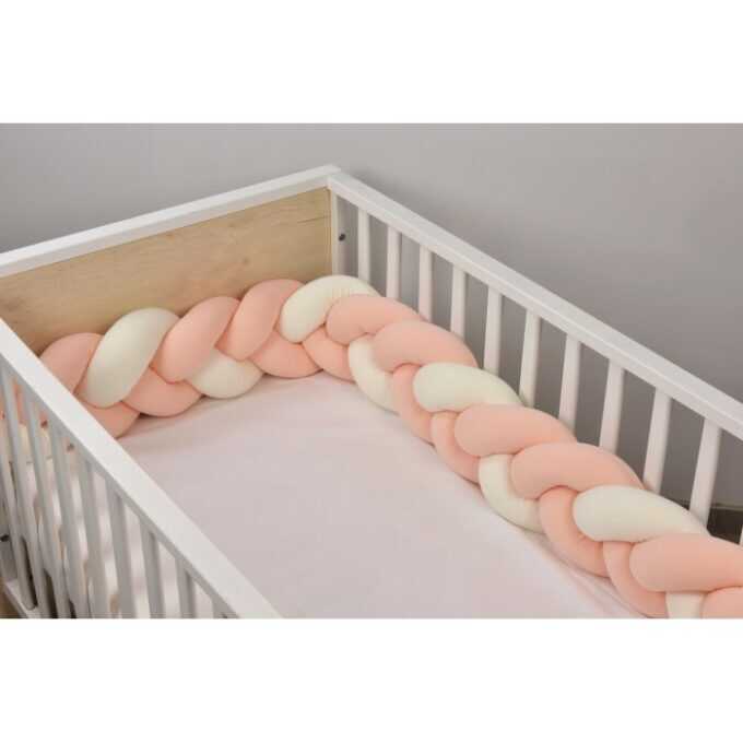 Oliver Baby Des.766 Εκρου-Σομόν-Σομόν πλεξούδα ζέρσευ 2μ x 20εκ.-1